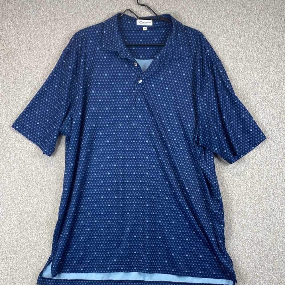 Peter Millar southern comfort skull polo XL short sleeve golf outdoor